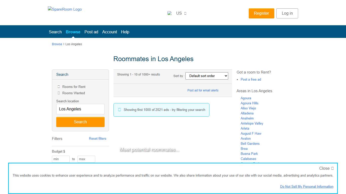 Roommate Finder Los Angeles, CA - SpareRoom
