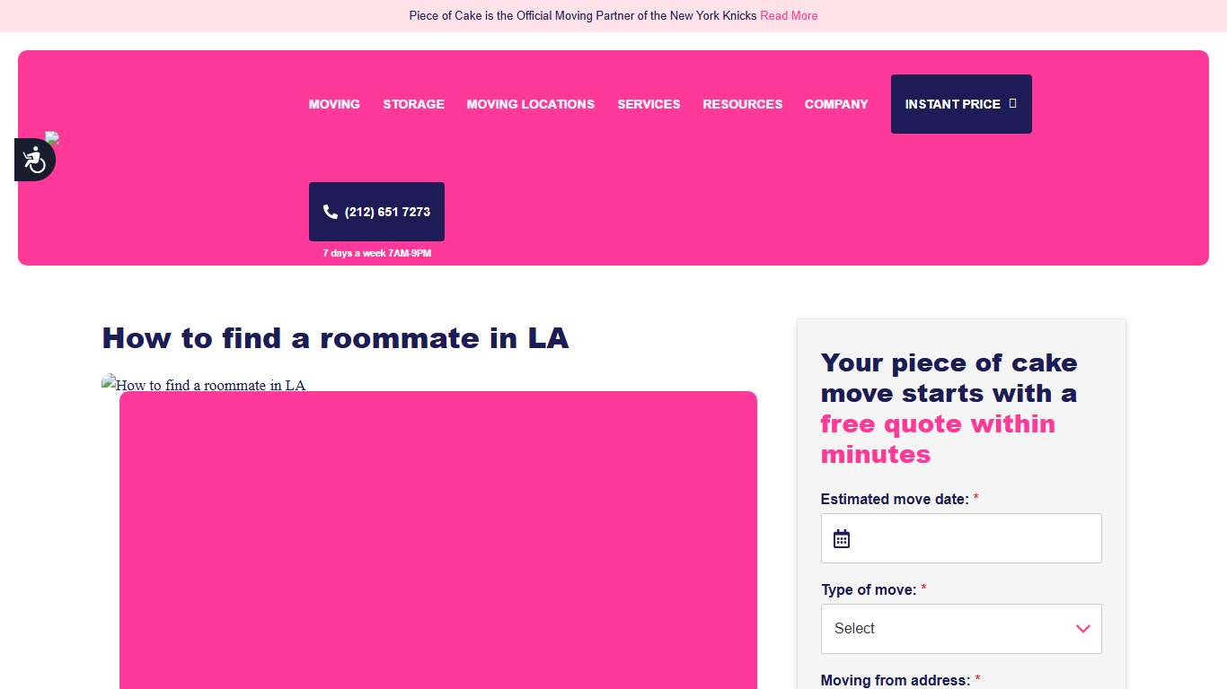 How to Find a Roommate in LA | Piece of Cake Moving & Storage