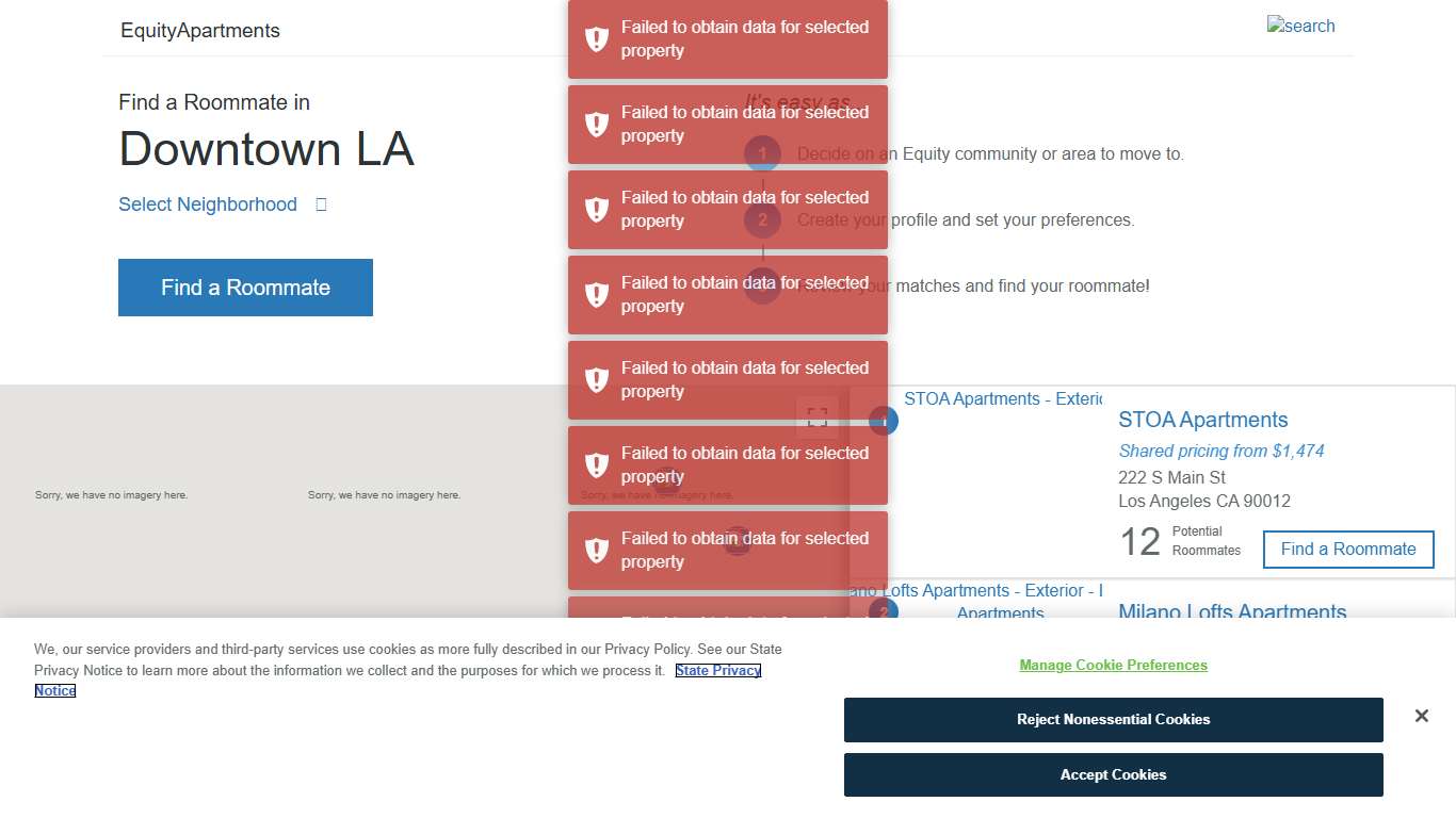 Search for Roommates in Downtown LA Using our Service | EquityApartments.com